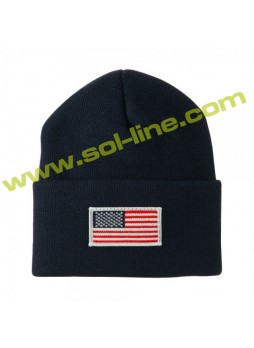 Embroidery Navy Beanies